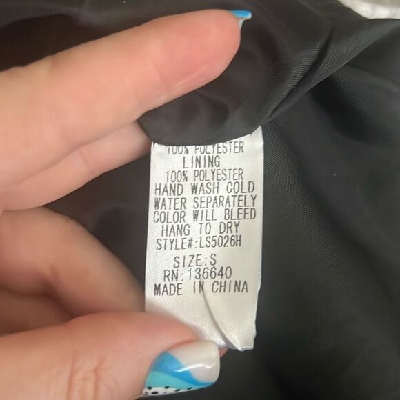 ✨L’ATISTE by Amy Designer Boho Flared Black White Sz Small Skirt✨ - Picture 5 of 6